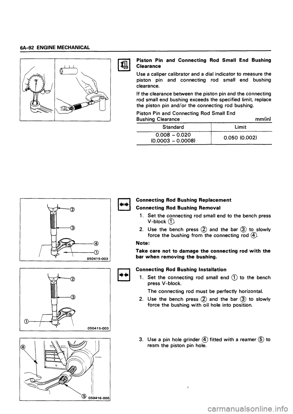 ISUZU TF SERIES 1993 Workshop Manual ISUZU TF SERIES 1993 Workshop Manual