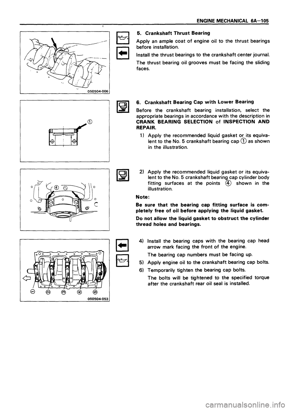 ISUZU TF SERIES 1993 Workshop Manual ISUZU TF SERIES 1993 Workshop Manual