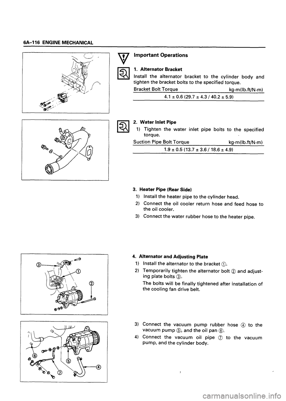 ISUZU TF SERIES 1993 Workshop Manual ISUZU TF SERIES 1993 Workshop Manual