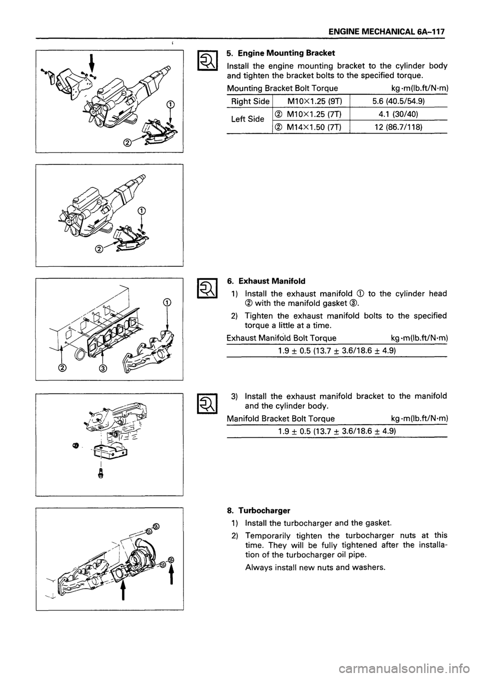 ISUZU TF SERIES 1993 Workshop Manual ISUZU TF SERIES 1993 Workshop Manual