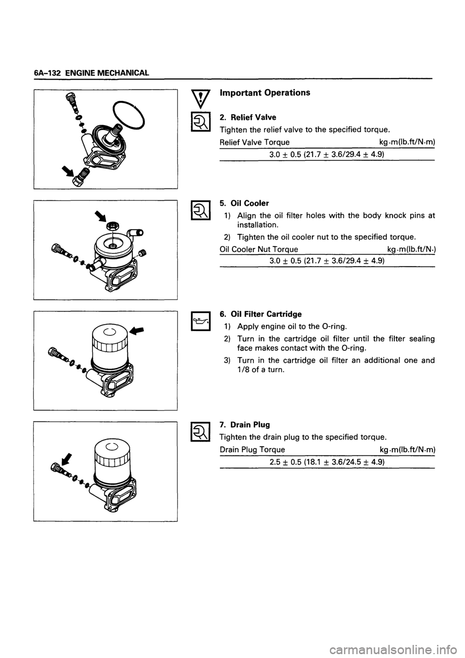 ISUZU TF SERIES 1993  Workshop Manual 