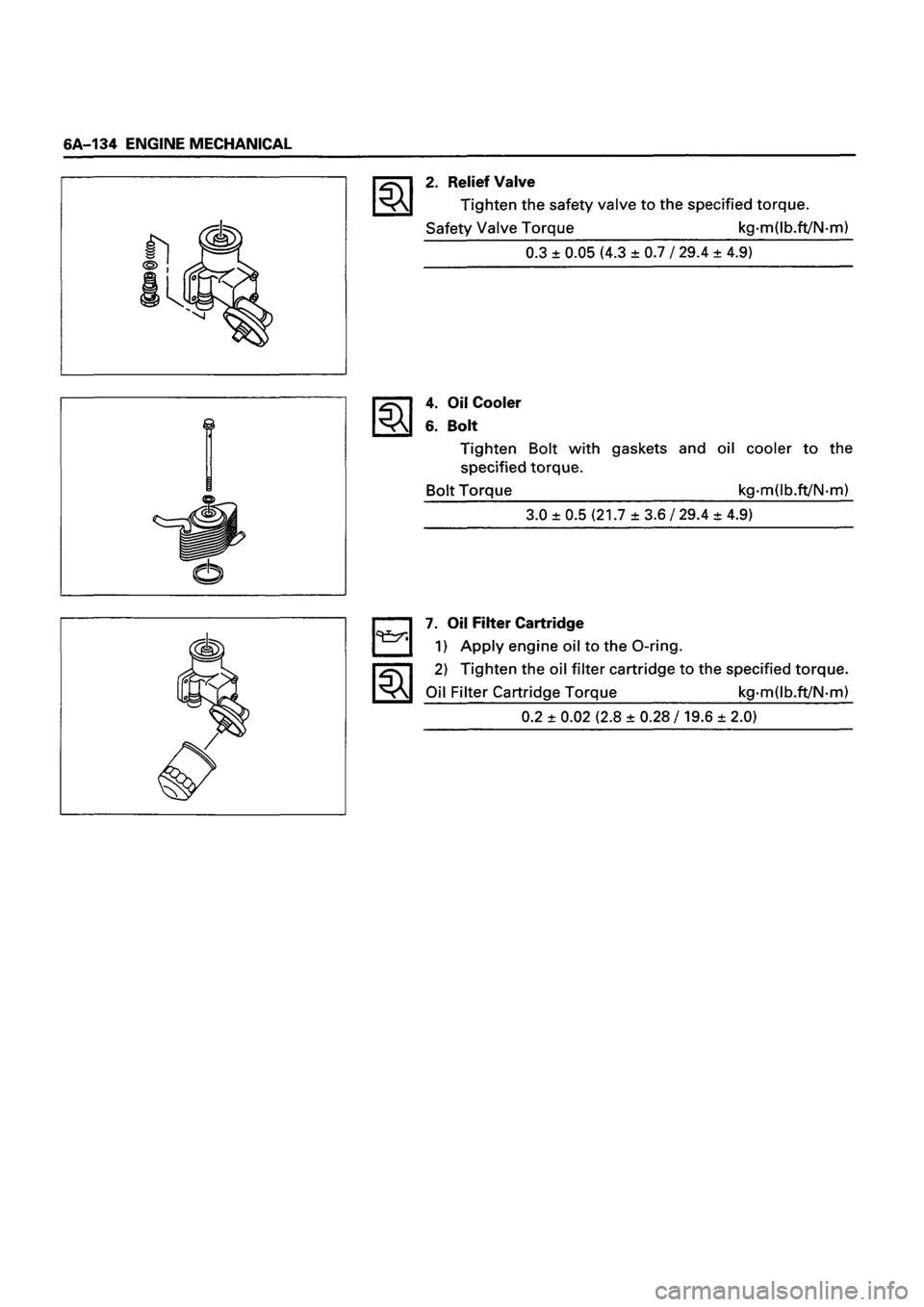 ISUZU TF SERIES 1993  Workshop Manual 