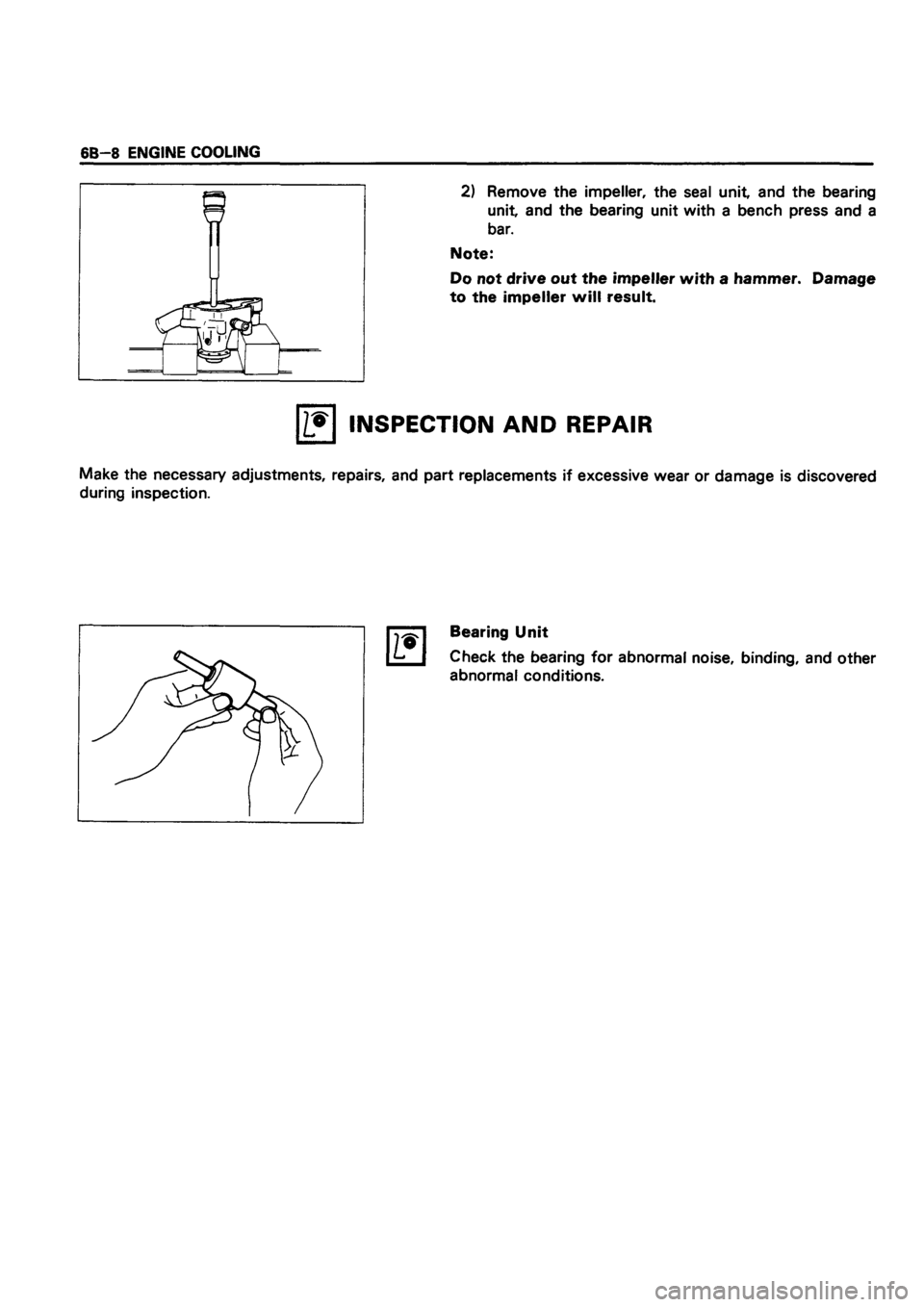ISUZU TF SERIES 1993  Workshop Manual 