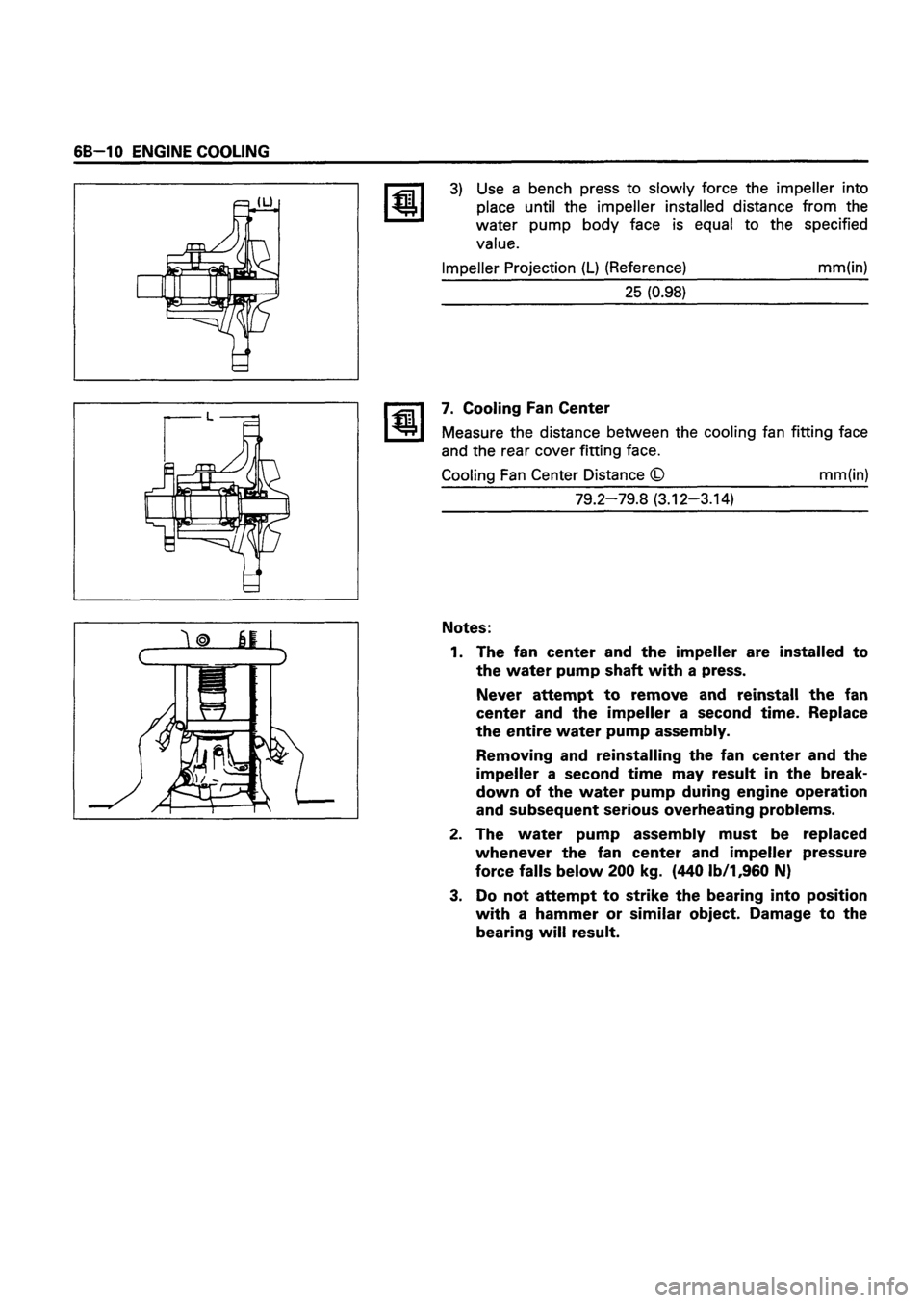 ISUZU TF SERIES 1993  Workshop Manual 