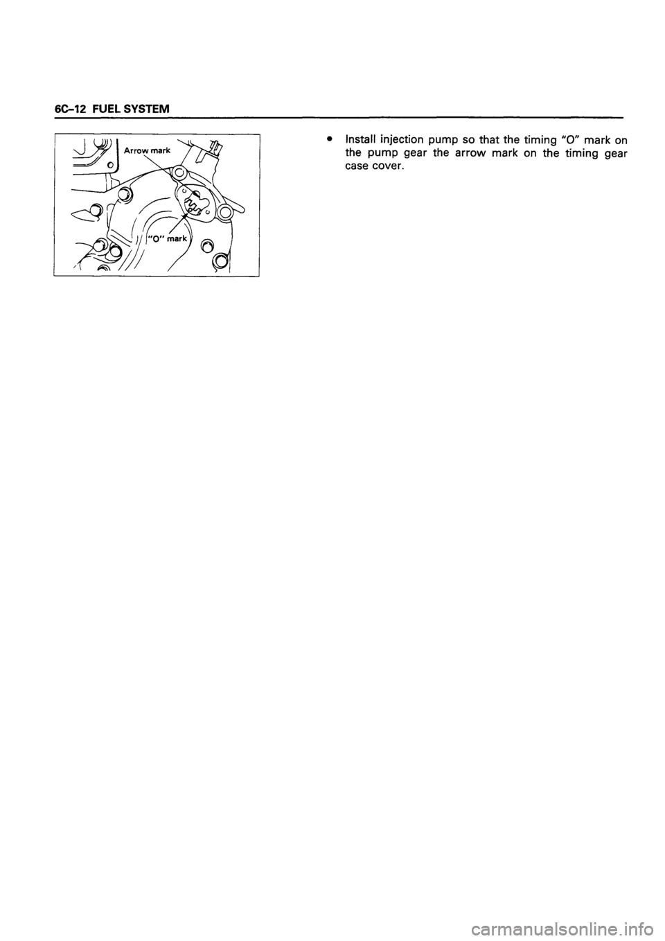 ISUZU TF SERIES 1993  Workshop Manual 