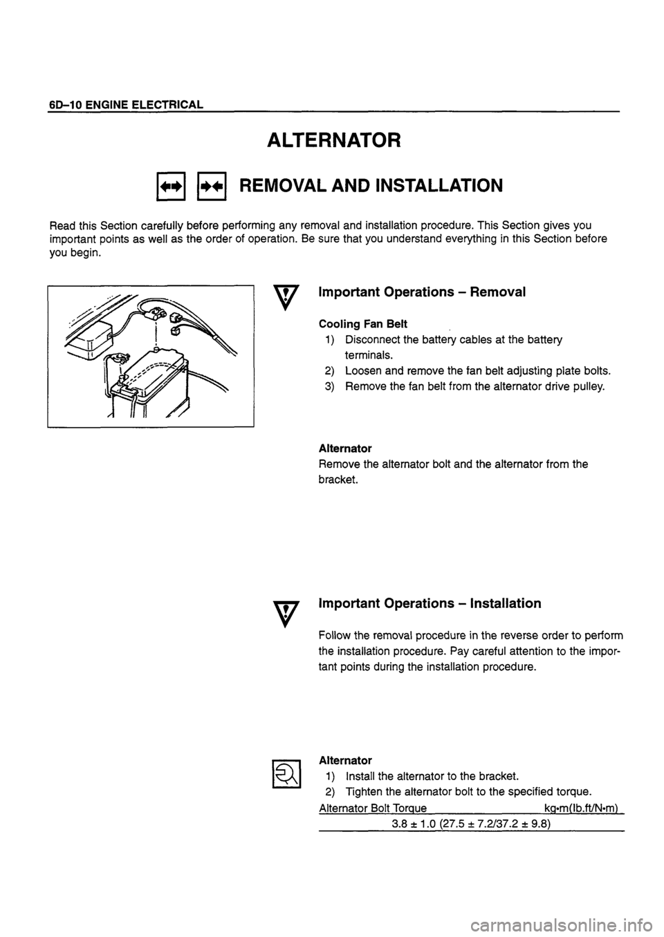 ISUZU TF SERIES 1993 Workshop Manual ISUZU TF SERIES 1993 Workshop Manual