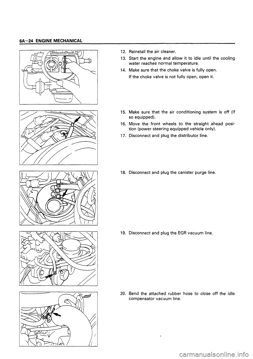 ISUZU TF SERIES 1993  Workshop Manual 