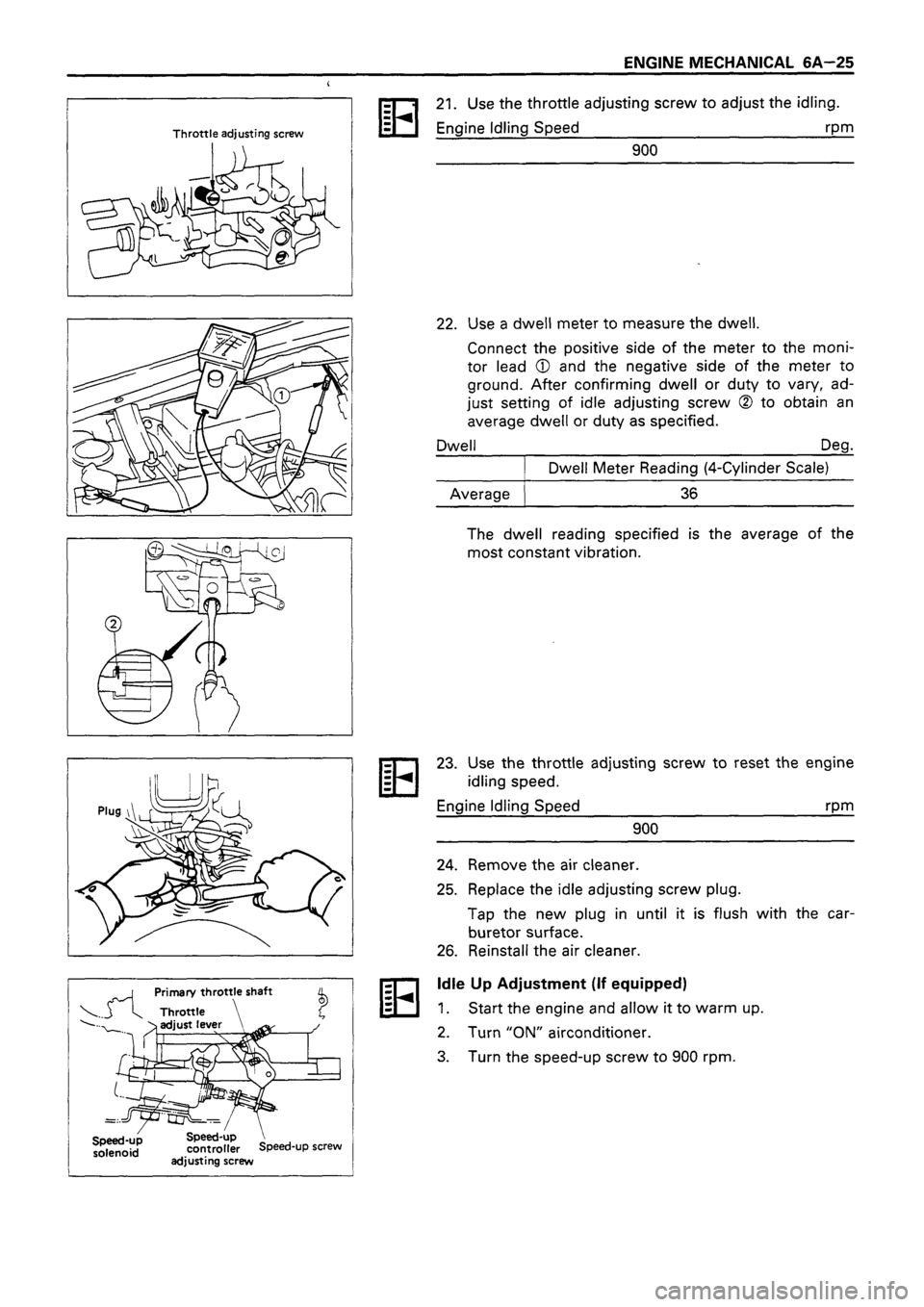 ISUZU TF SERIES 1993  Workshop Manual 