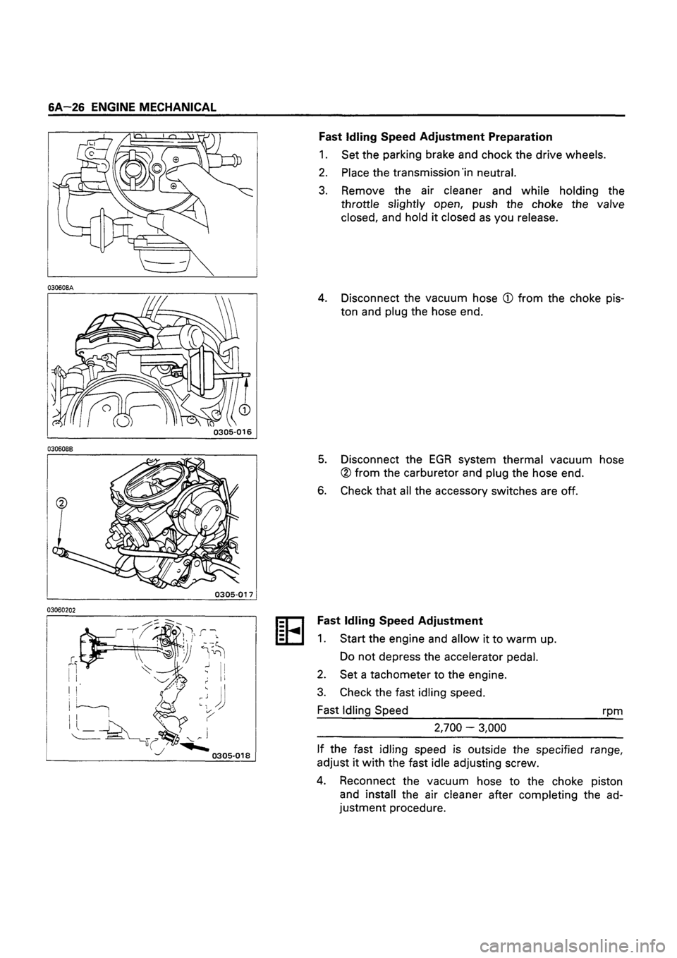 ISUZU TF SERIES 1993  Workshop Manual 