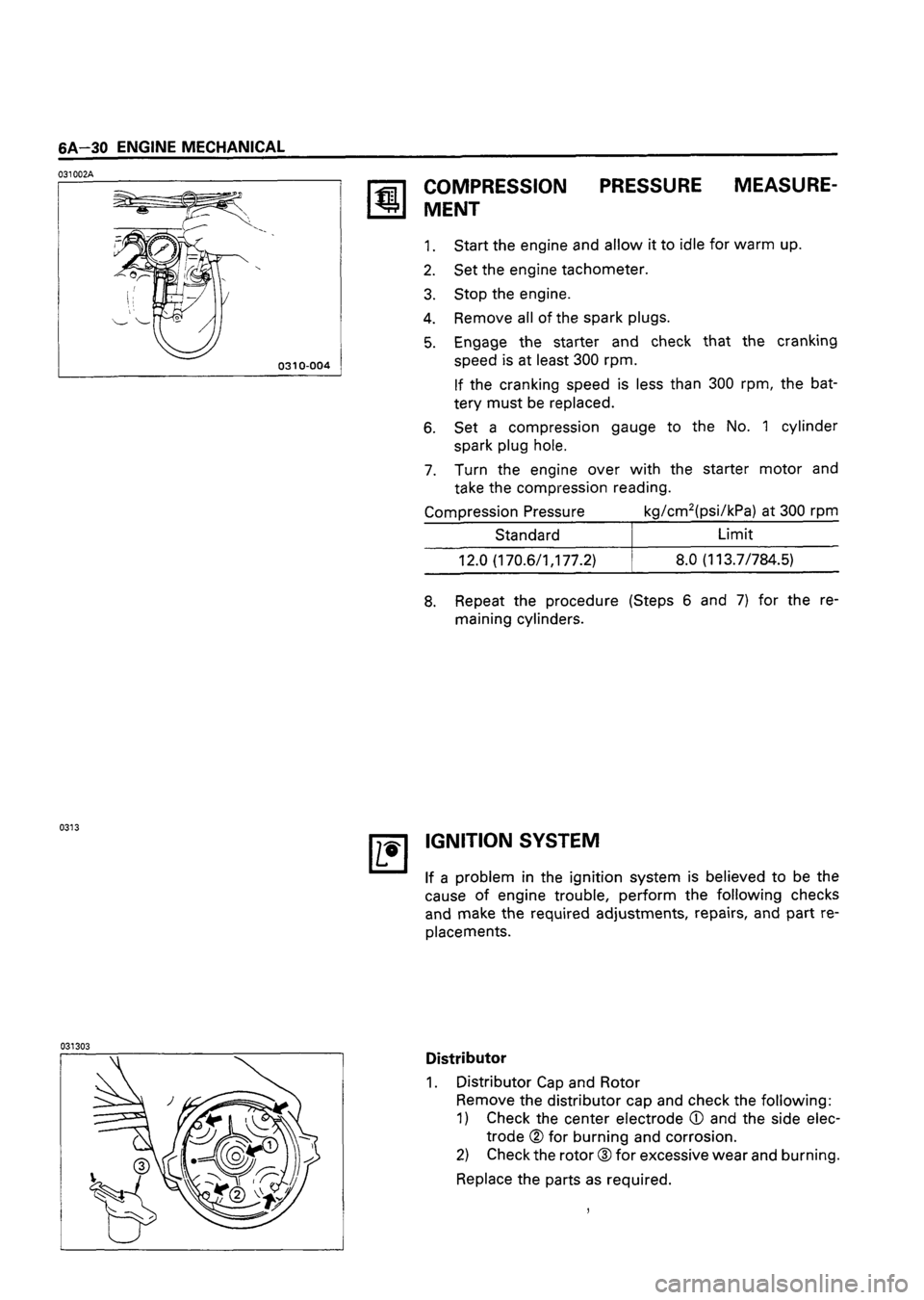 ISUZU TF SERIES 1993  Workshop Manual 