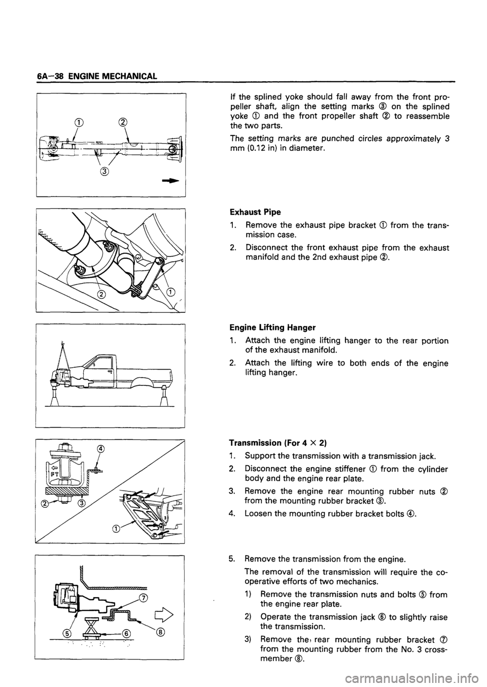 ISUZU TF SERIES 1993  Workshop Manual 
