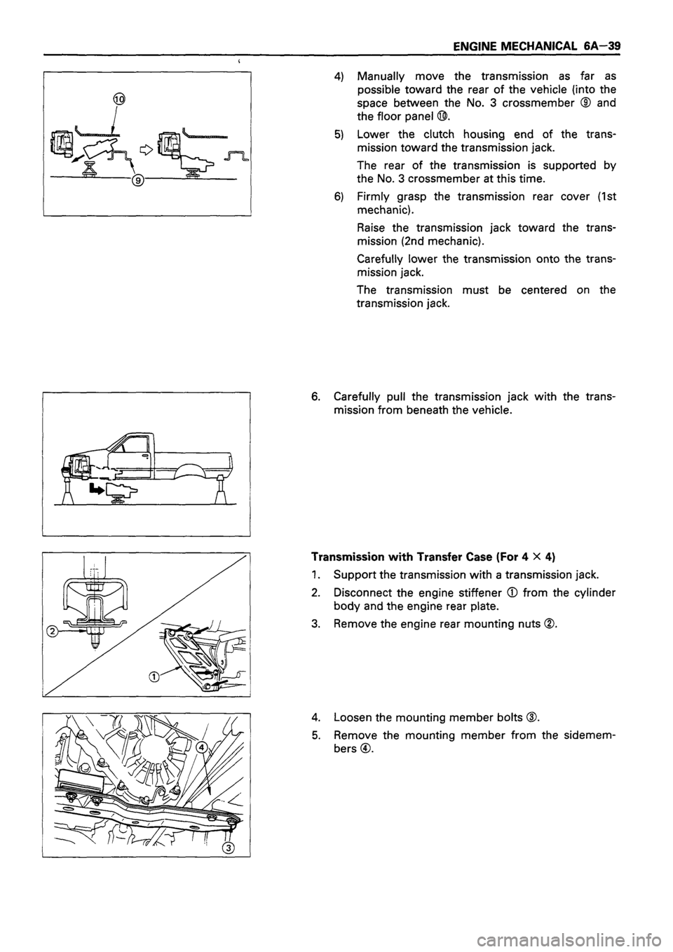 ISUZU TF SERIES 1993  Workshop Manual 