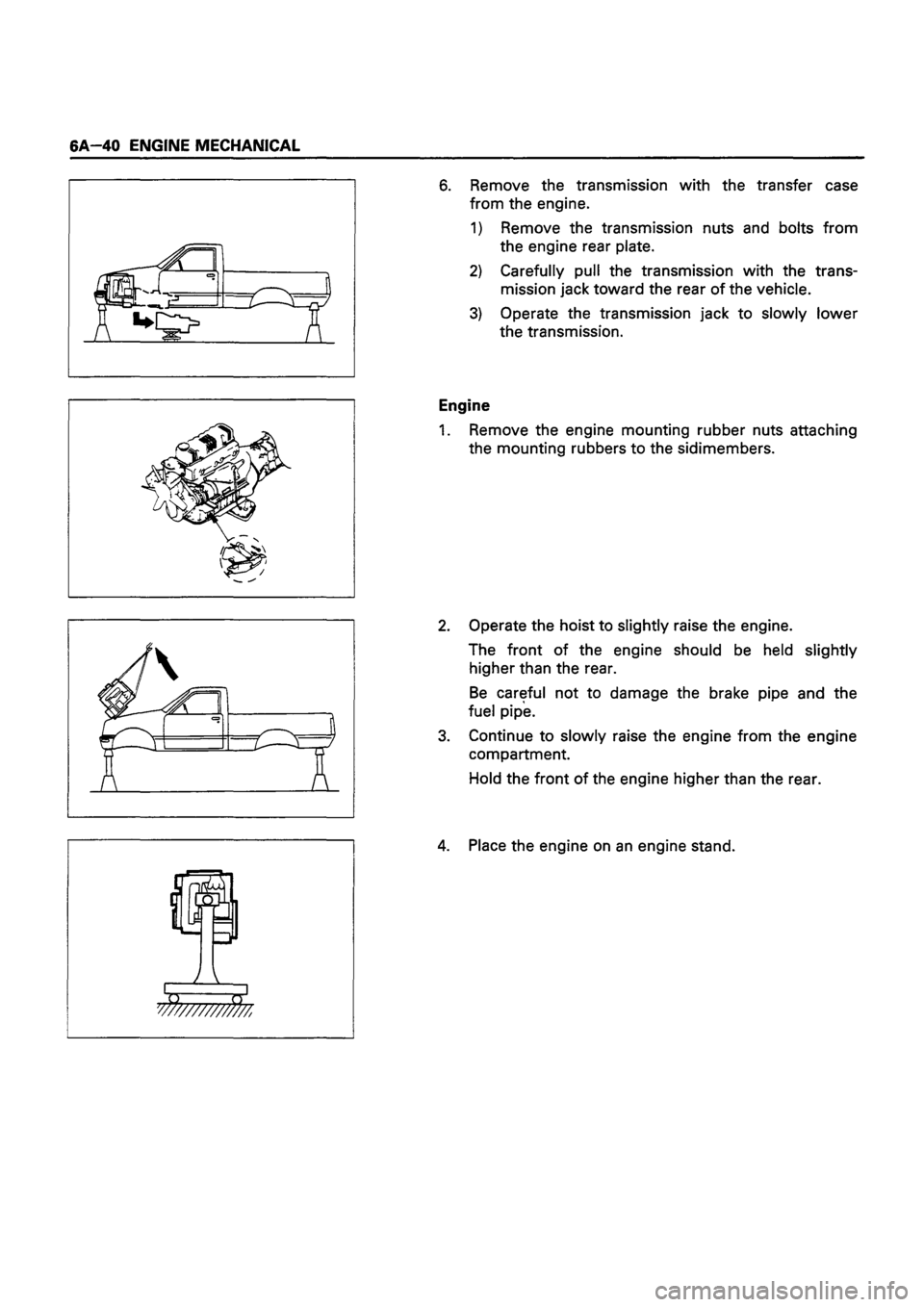 ISUZU TF SERIES 1993  Workshop Manual 
