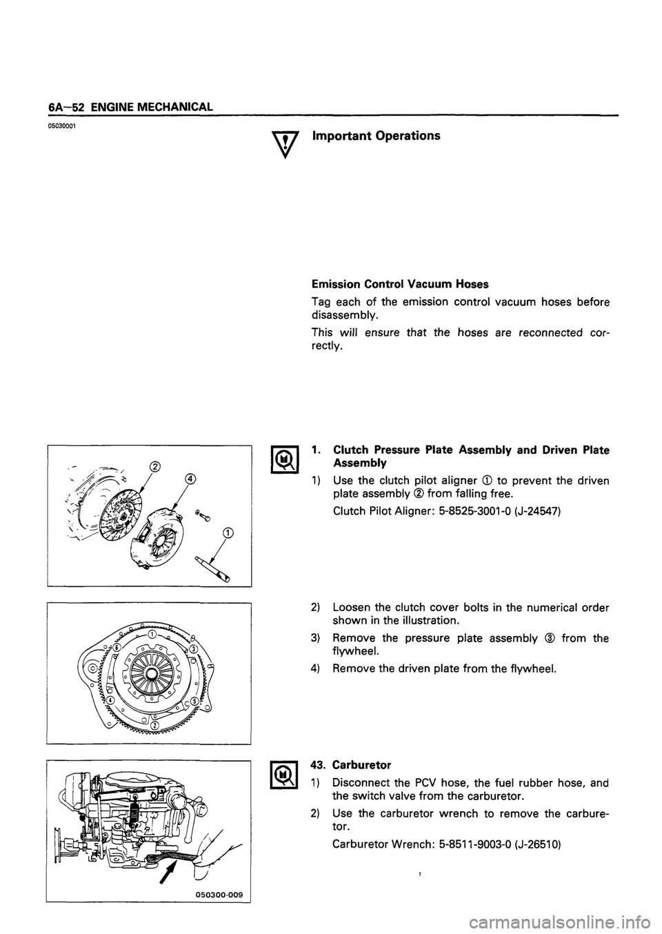 ISUZU TF SERIES 1993  Workshop Manual 