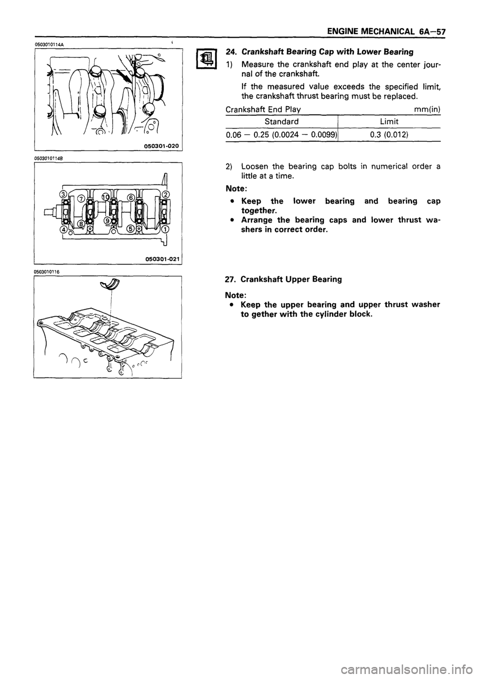 ISUZU TF SERIES 1993  Workshop Manual 