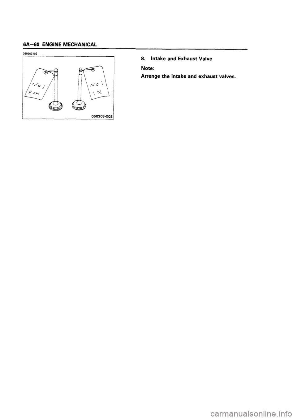 ISUZU TF SERIES 1993  Workshop Manual 