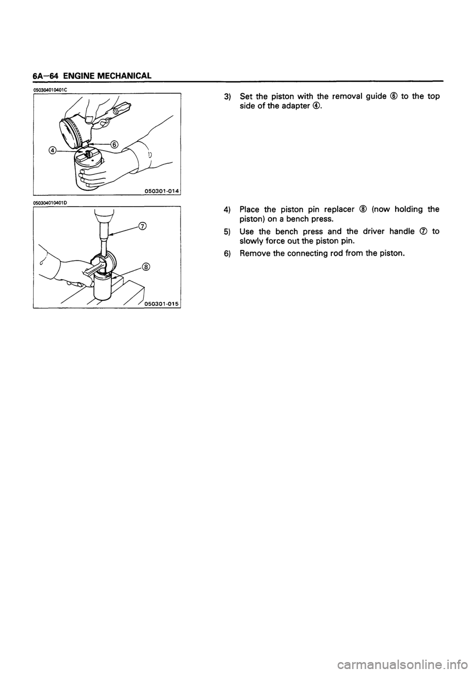 ISUZU TF SERIES 1993  Workshop Manual 