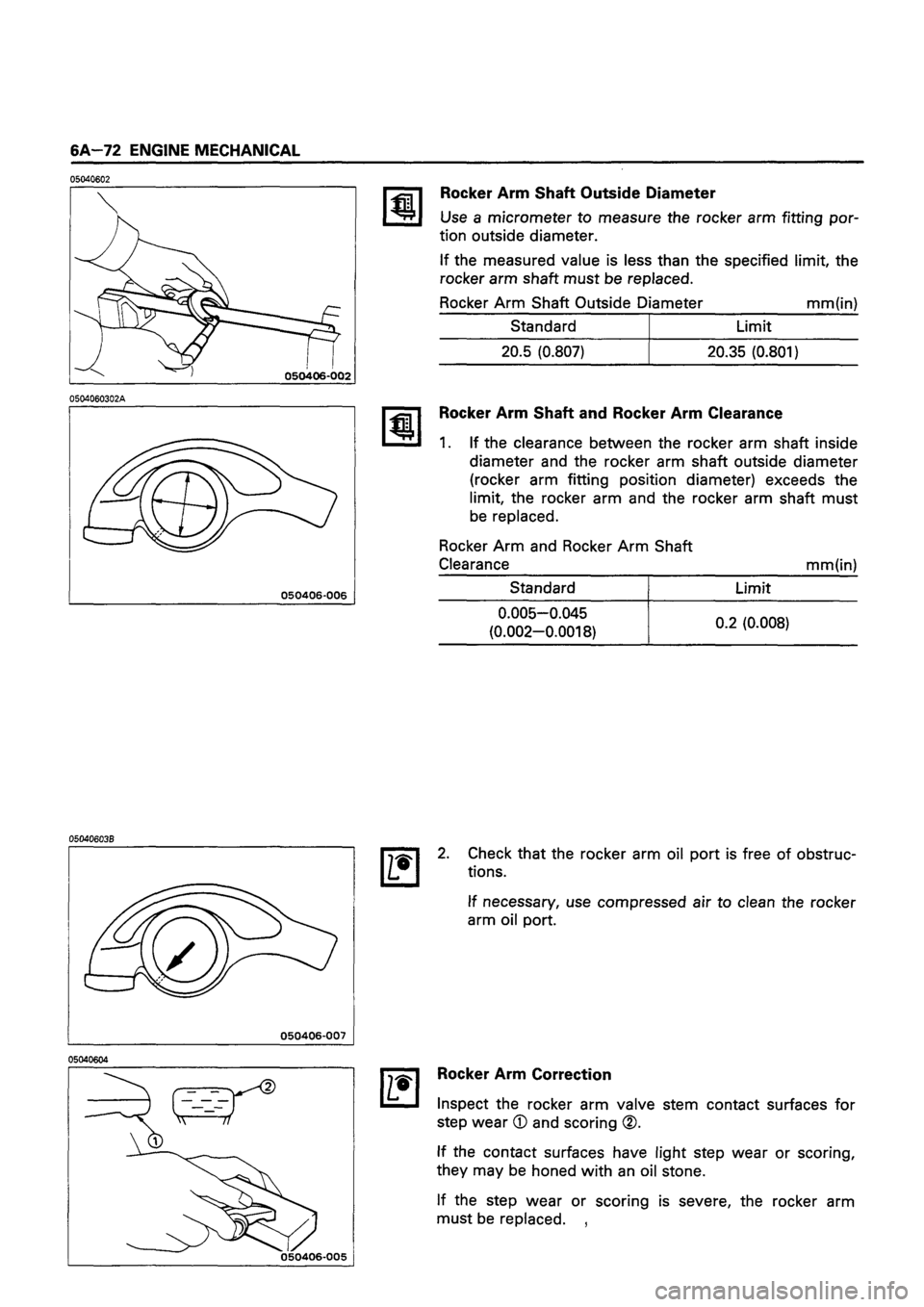 ISUZU TF SERIES 1993  Workshop Manual 