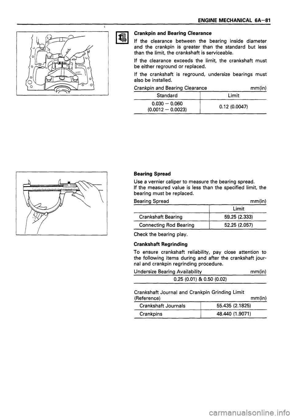 ISUZU TF SERIES 1993  Workshop Manual 