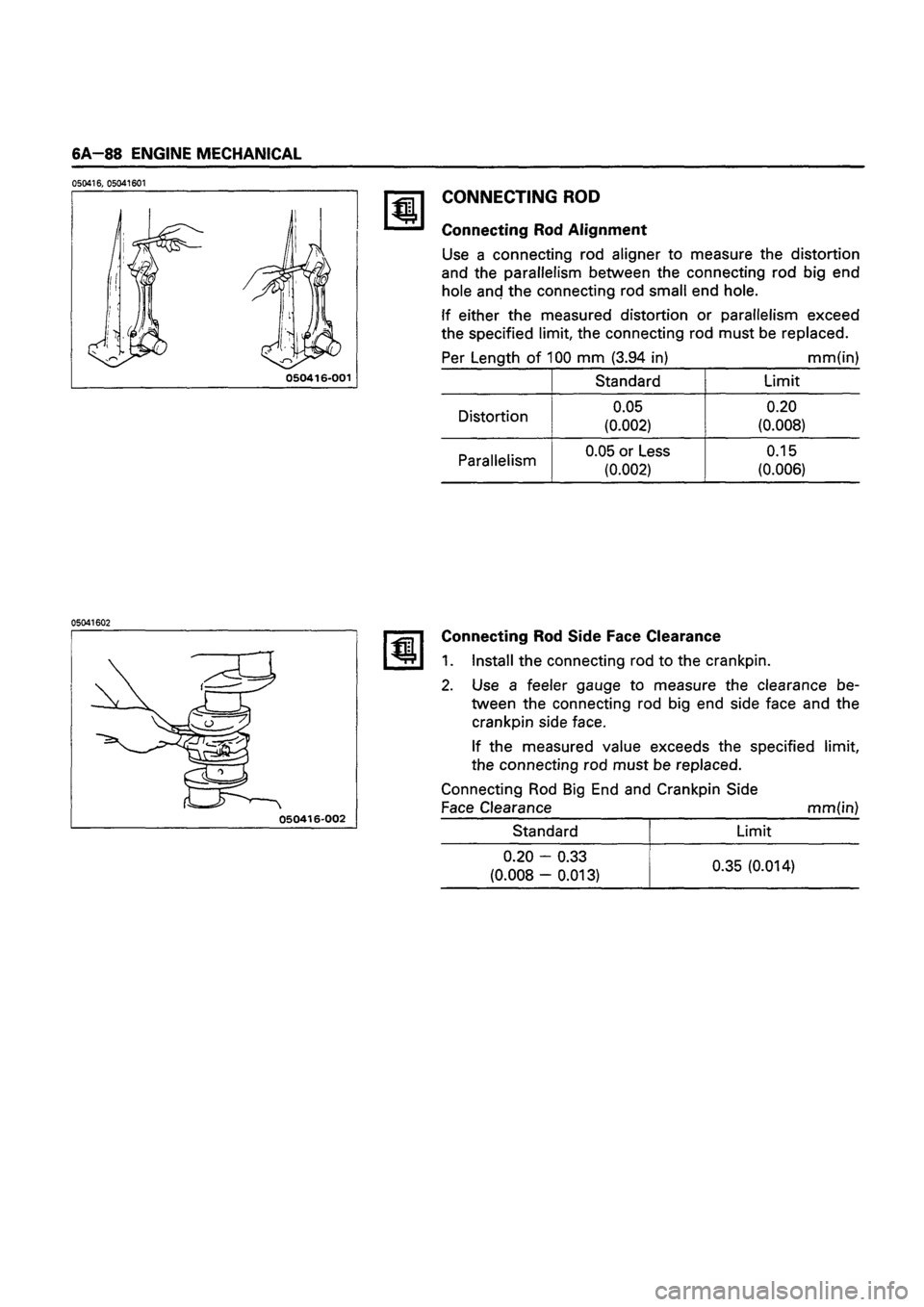 ISUZU TF SERIES 1993  Workshop Manual 