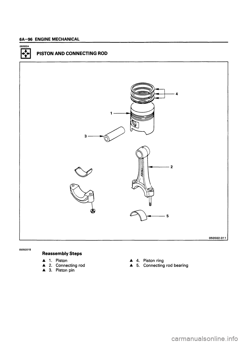 ISUZU TF SERIES 1993  Workshop Manual 