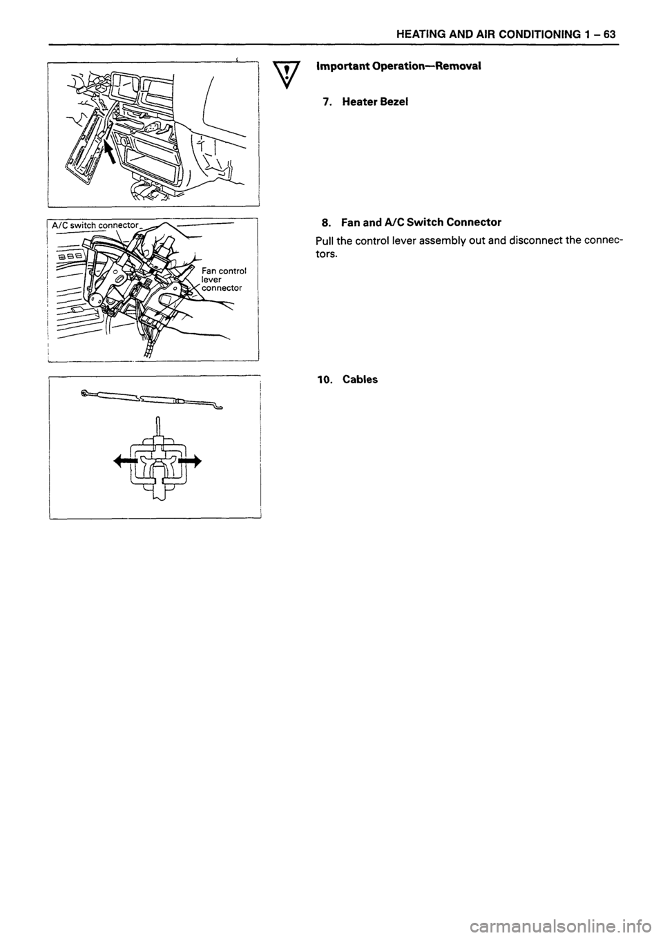 ISUZU TF SERIES 1993 Owners Manual ISUZU TF SERIES 1993 Owners Manual