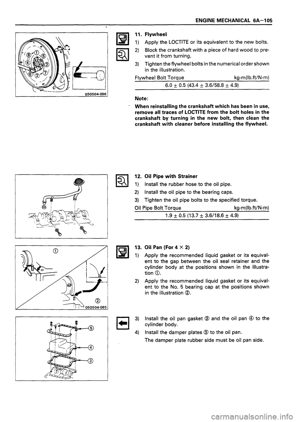 ISUZU TF SERIES 1993  Workshop Manual 