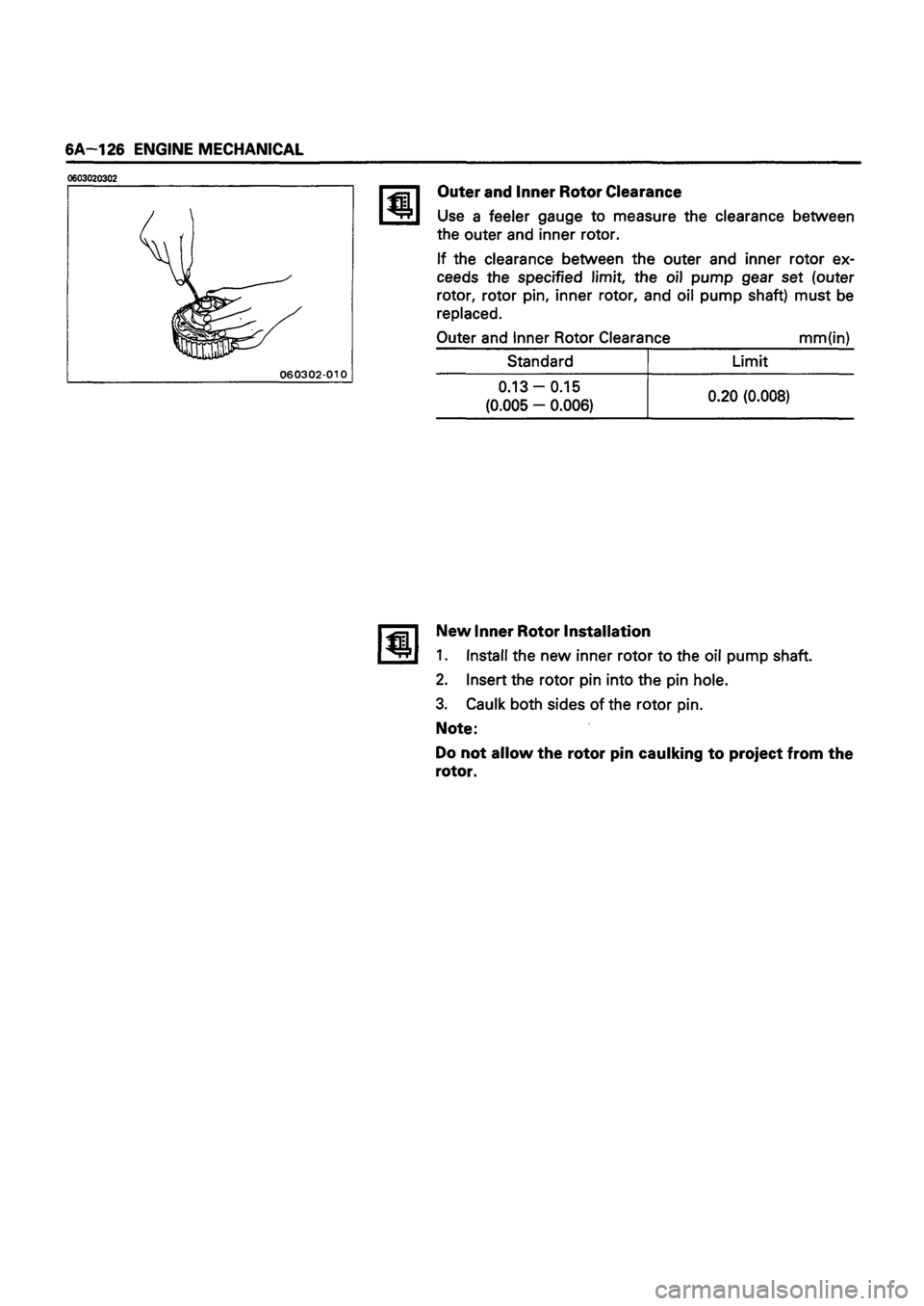ISUZU TF SERIES 1993  Workshop Manual 
