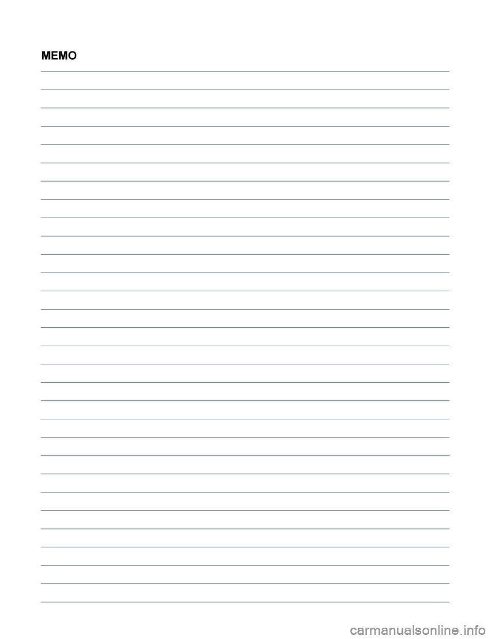 ISUZU TF SERIES 2004 Workshop Manual MEMO
ISUZU TF SERIES 2004 Workshop Manual MEMO