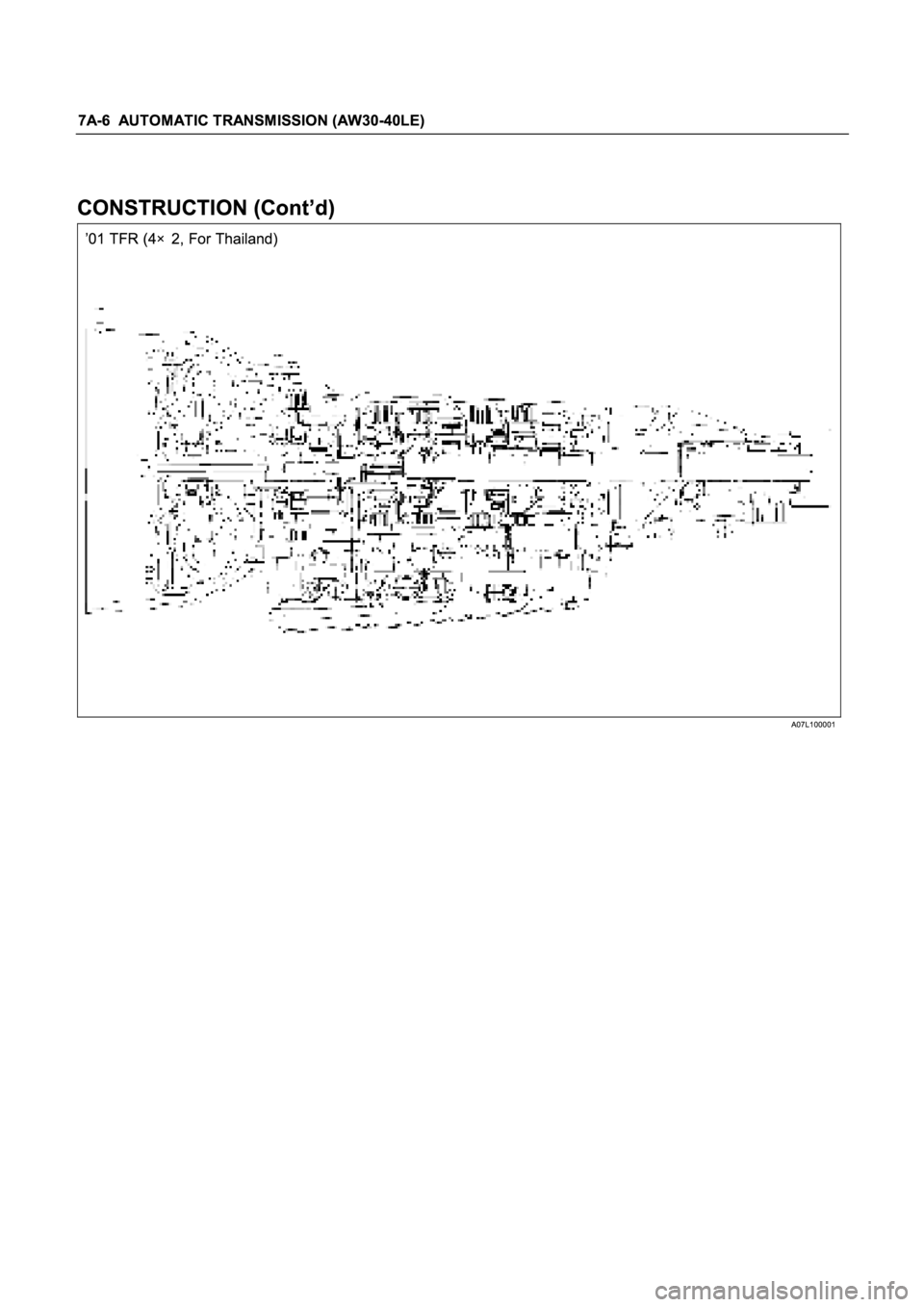 ISUZU TFR SERIES 1997  Workshop Manual · 