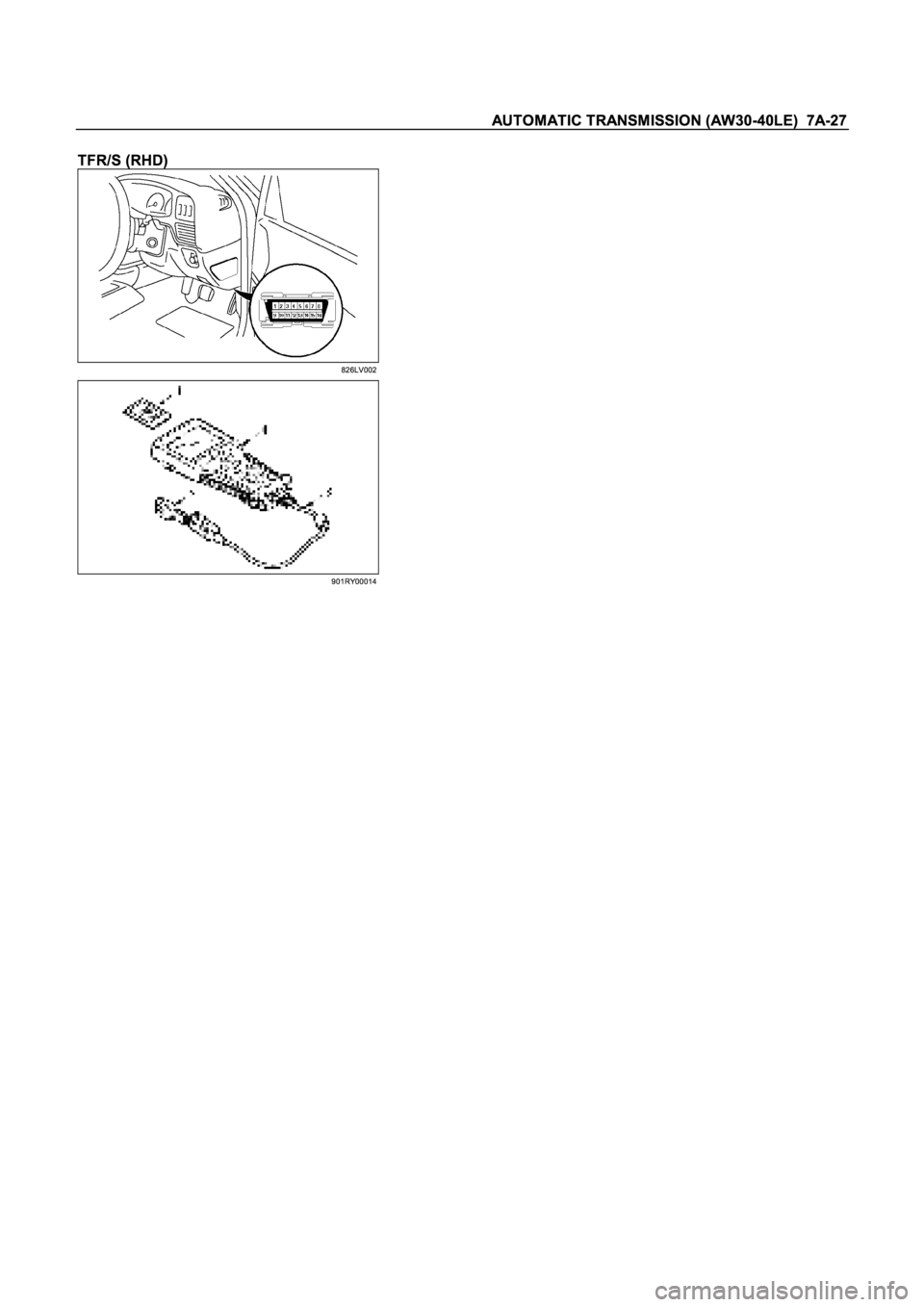 ISUZU TFR SERIES 1997  Workshop Manual �
� 