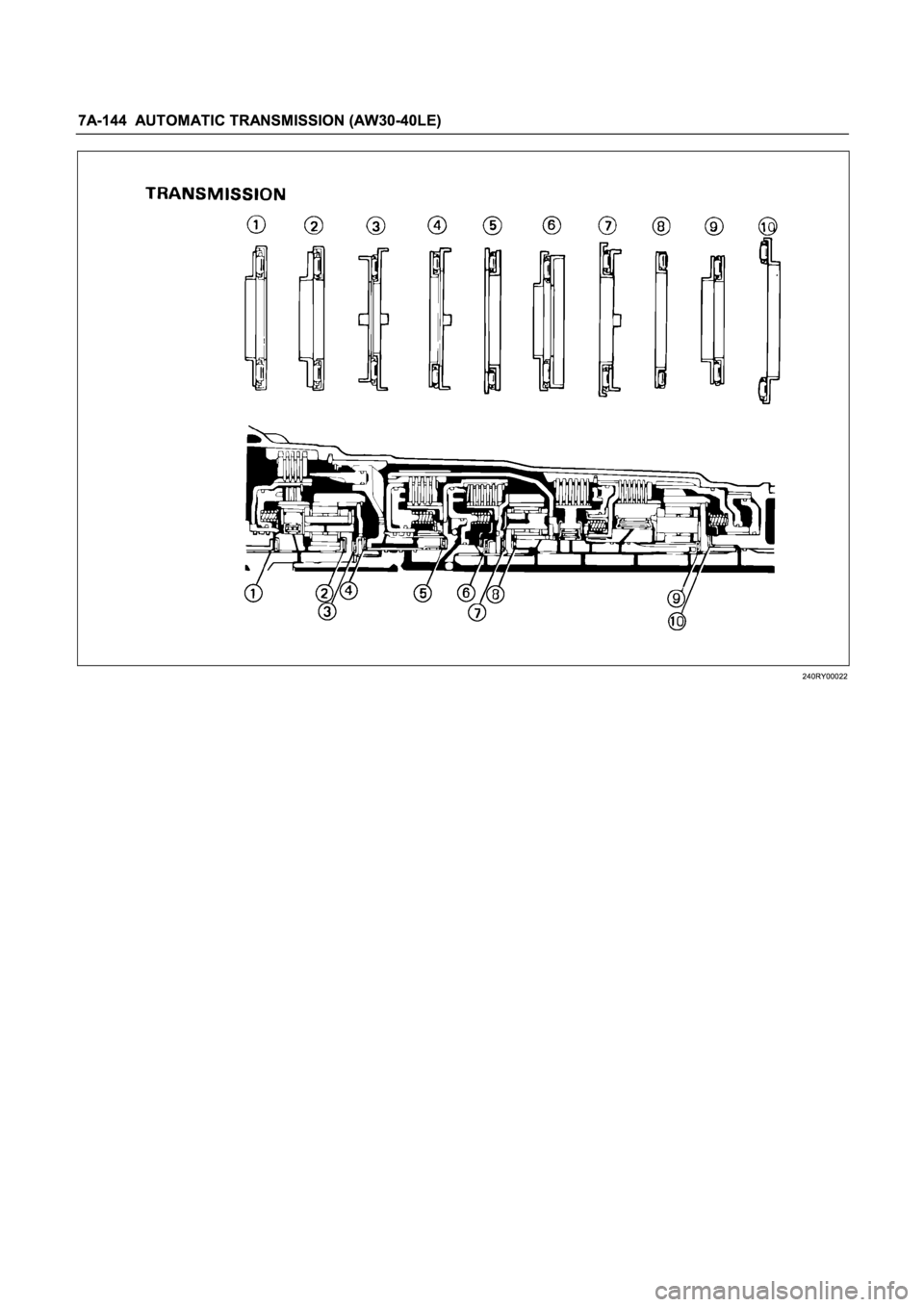 ISUZU TFR SERIES 1997  Workshop Manual 