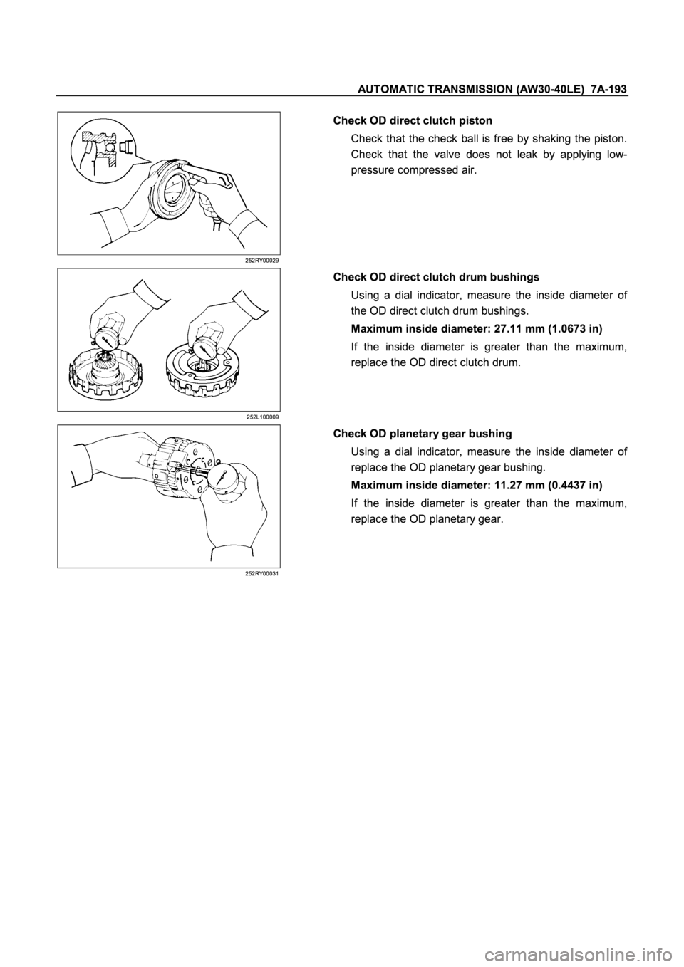 ISUZU TFR SERIES 1997  Workshop Manual �
�
� 