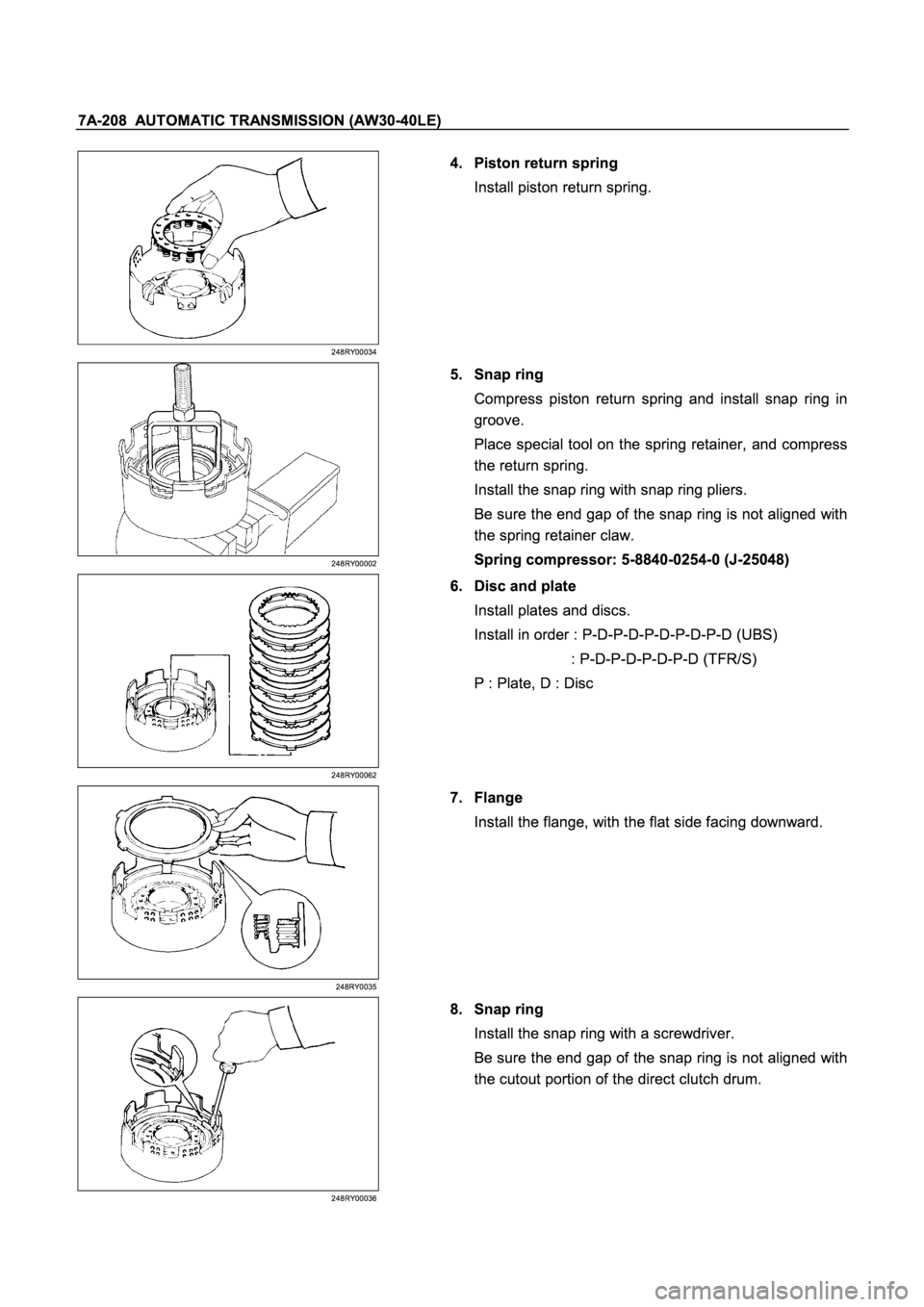 ISUZU TFR SERIES 1997  Workshop Manual �
�
�
�
� 