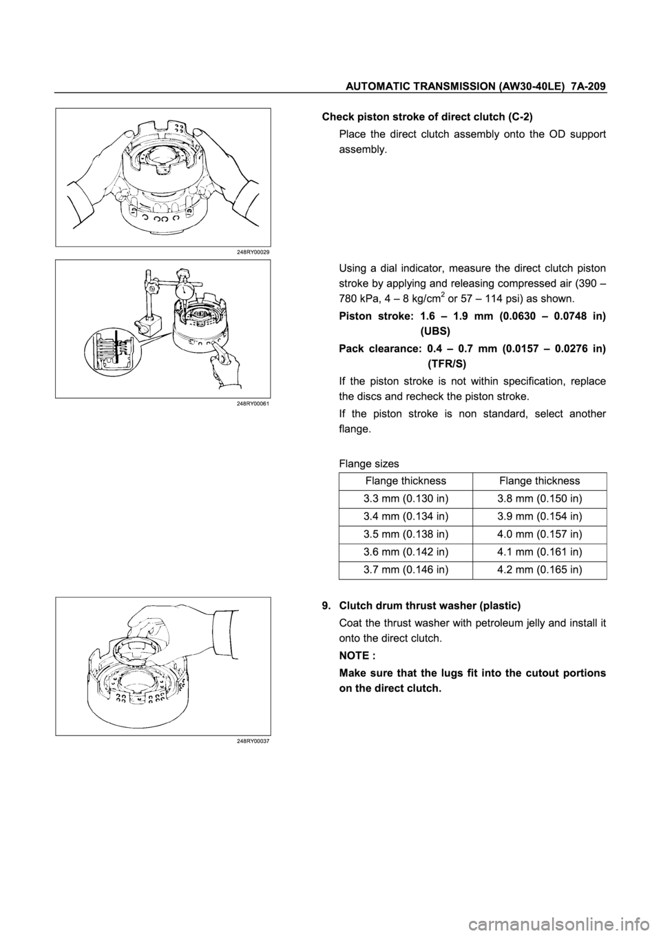 ISUZU TFR SERIES 1997  Workshop Manual �
�
� 