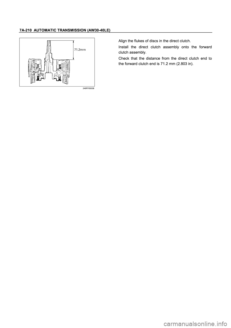 ISUZU TFR SERIES 1997  Workshop Manual � 