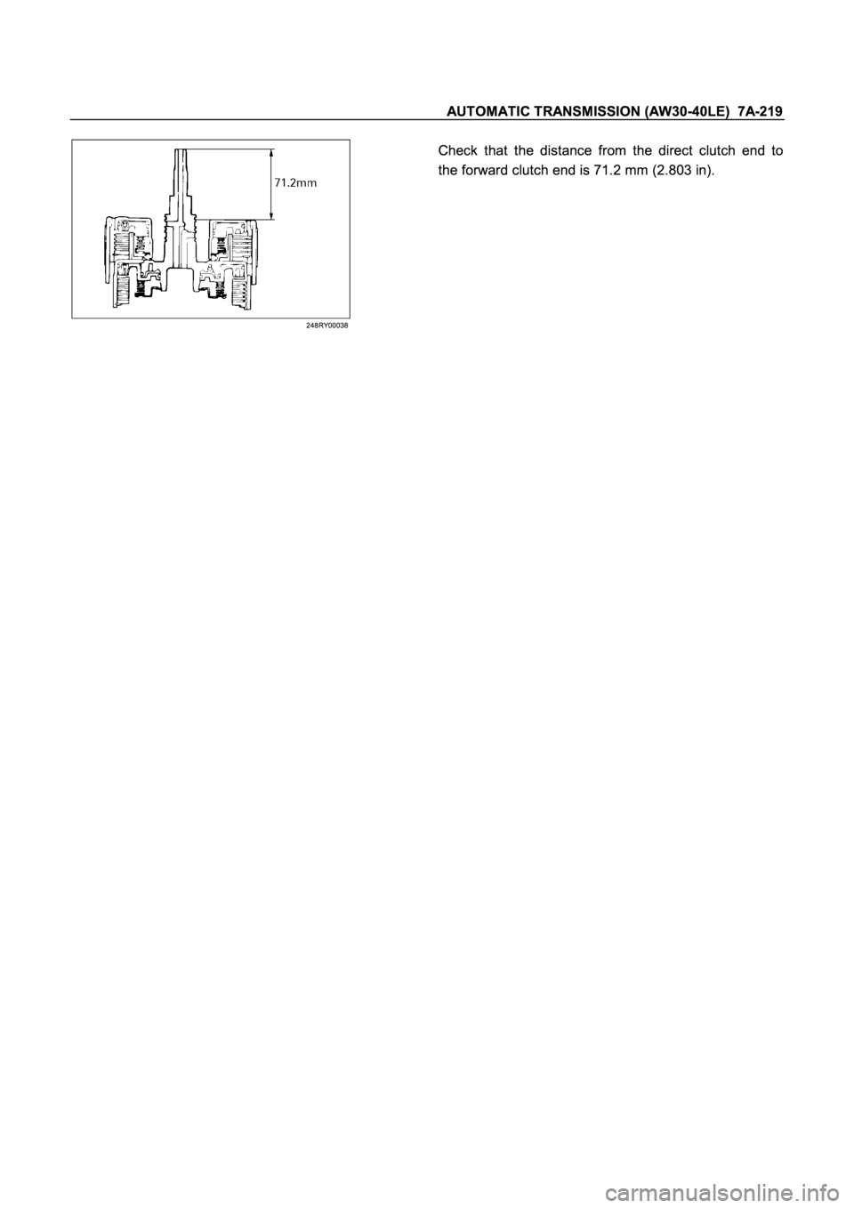 ISUZU TFR SERIES 1997  Workshop Manual � 