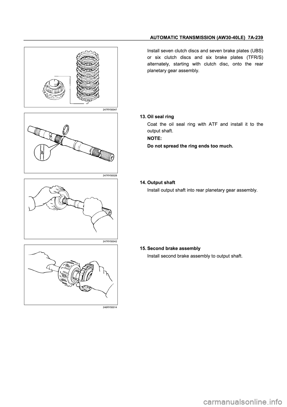 ISUZU TFR SERIES 1997  Workshop Manual �
�
�
� 
