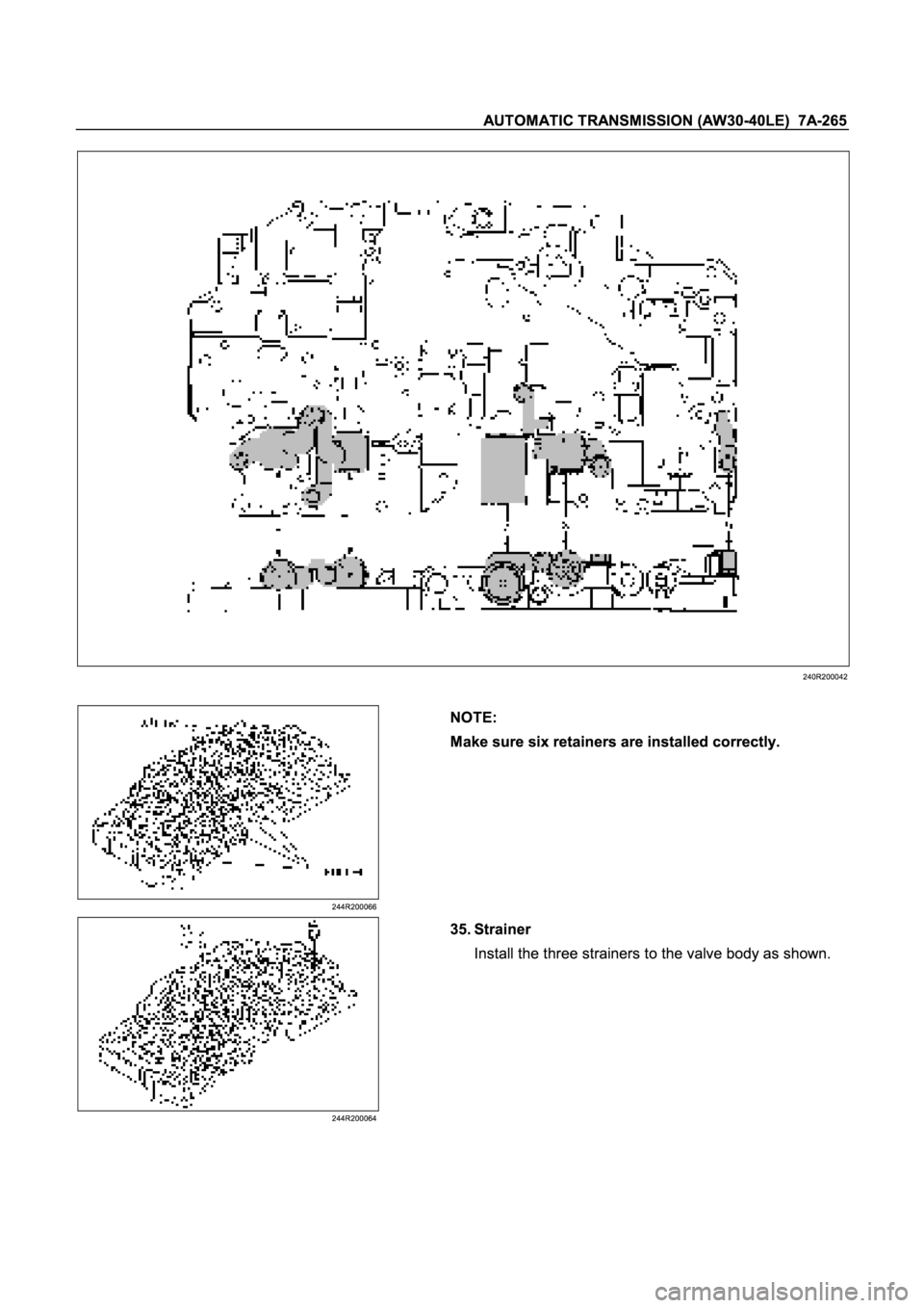 ISUZU TFR SERIES 1997  Workshop Manual �
� 