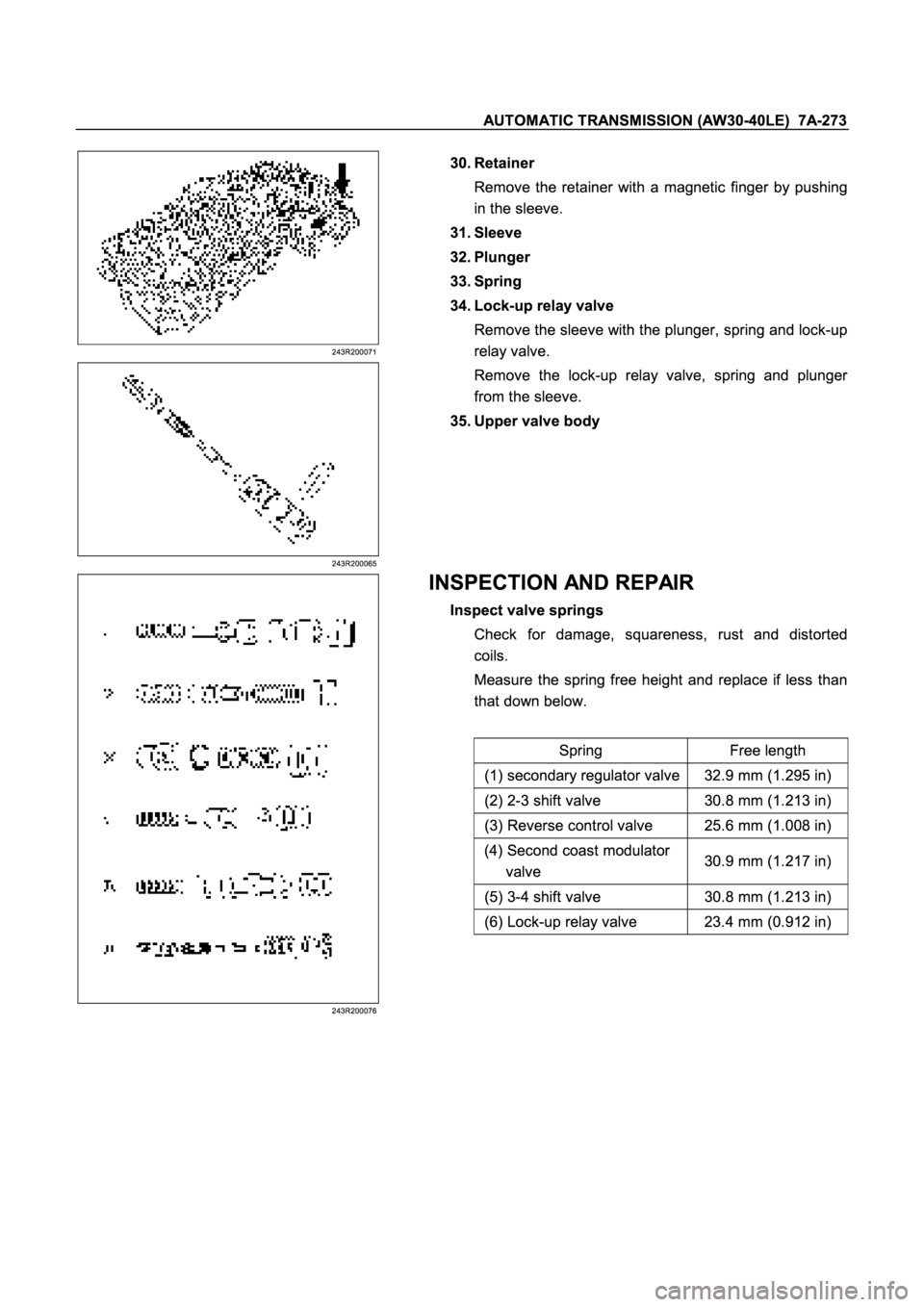ISUZU TFR SERIES 1997  Workshop Manual �
�
� 