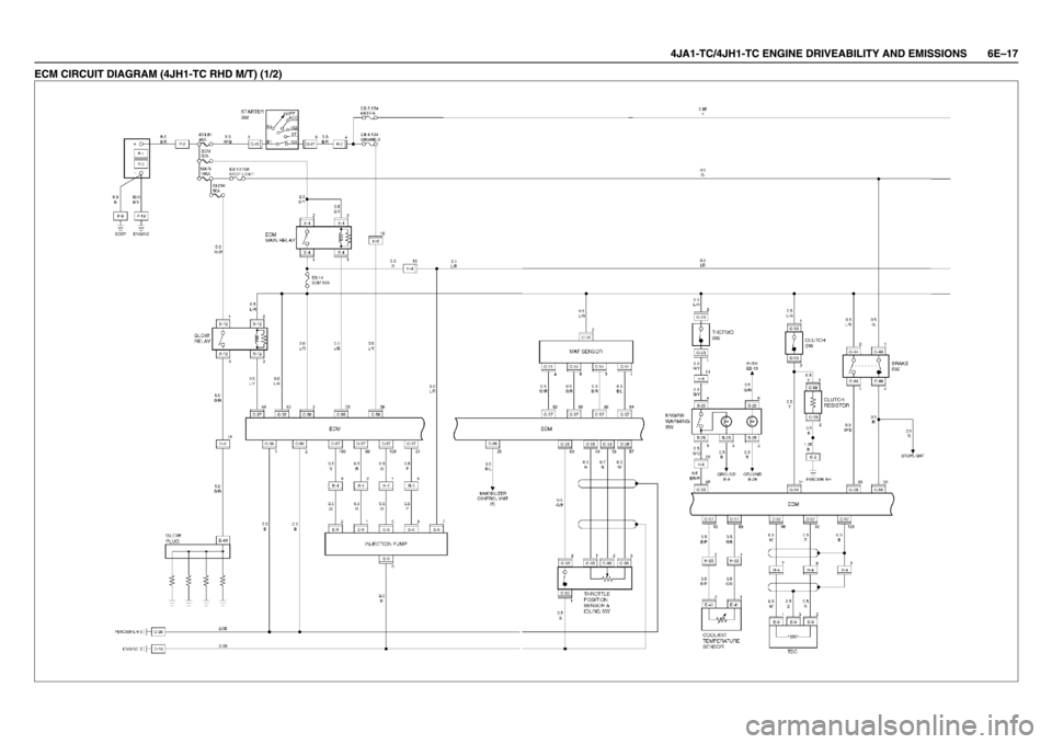 ISUZU TFR SERIES 1997 Owners Manual 