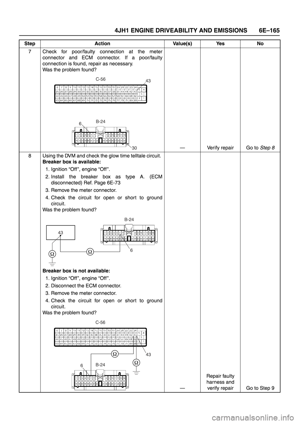 ISUZU TFR SERIES 1997  Workshop Manual 