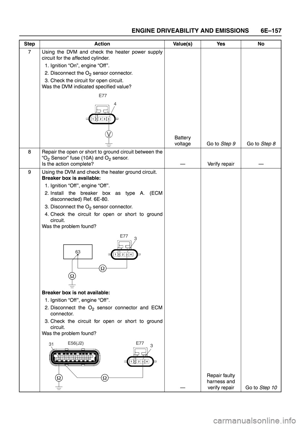 ISUZU TFR SERIES 1997  Workshop Manual 