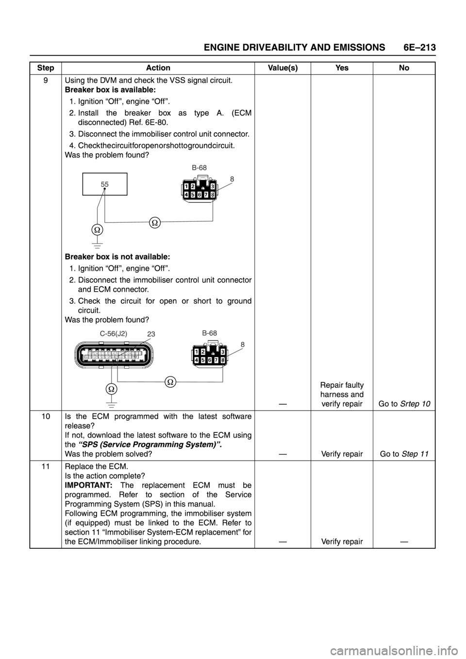 ISUZU TFR SERIES 1997  Workshop Manual 