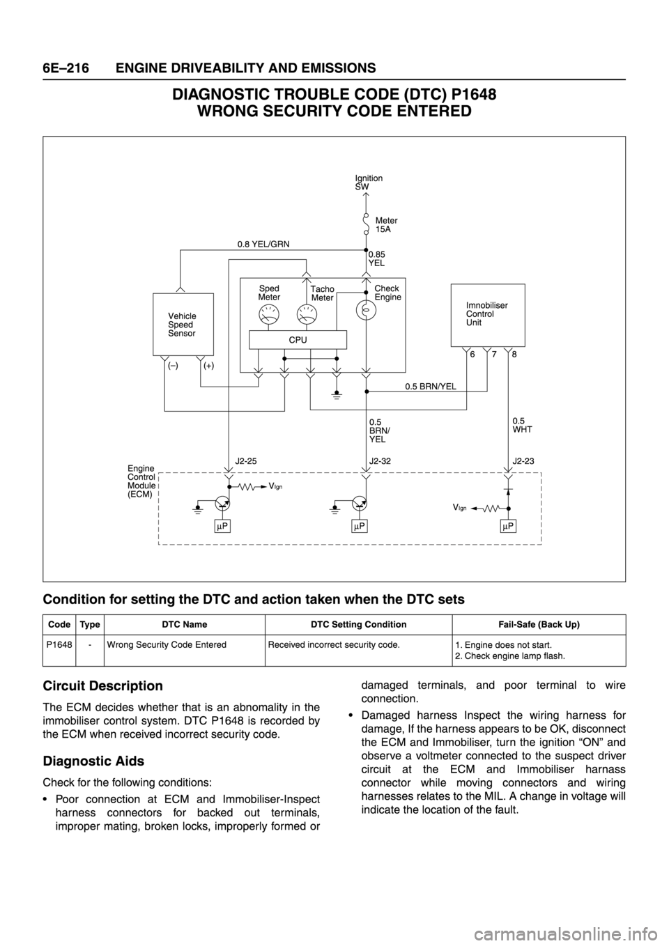 ISUZU TFR SERIES 1997  Workshop Manual 