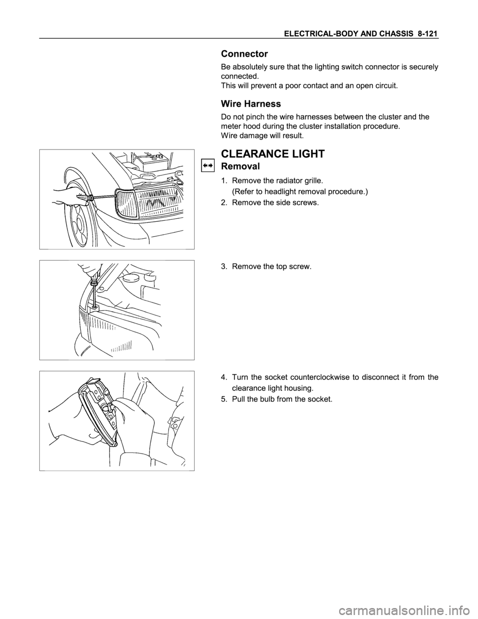 ISUZU TFS SERIES 1997  Workshop Manual 