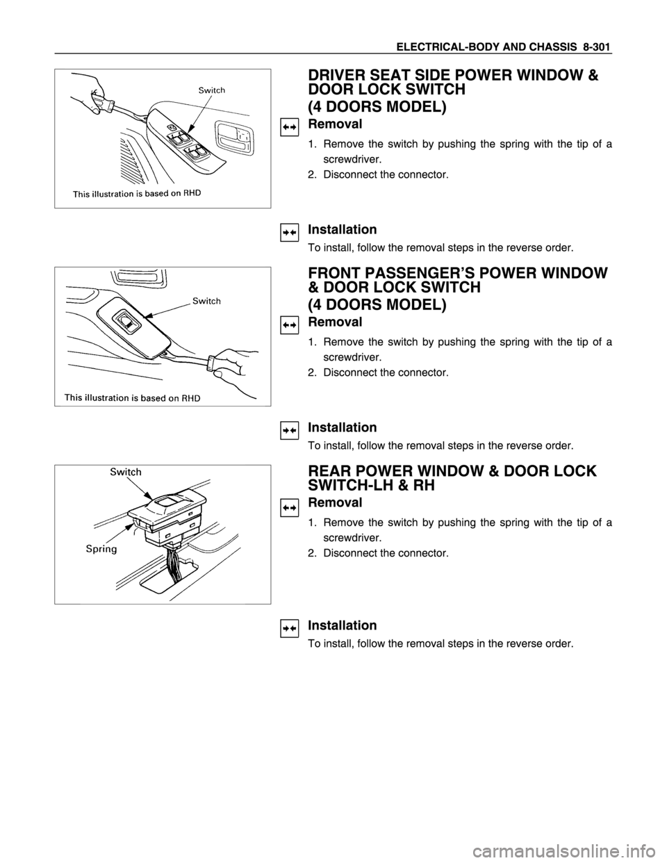 ISUZU TFS SERIES 1997 Workshop Manual ISUZU TFS SERIES 1997 Workshop Manual