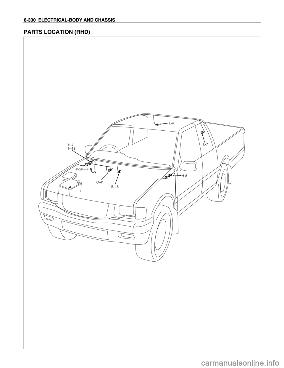 ISUZU TFS SERIES 1997  Workshop Manual 