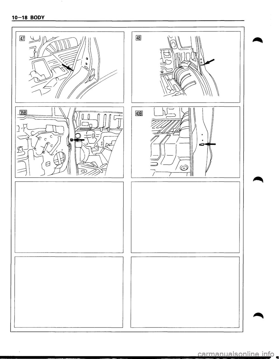 ISUZU TROOPER 1995 Workshop Manual 10-18 BODY
------~------------------------~~ ISUZU TROOPER 1995 Workshop Manual 10-18 BODY
------~------------------------~~