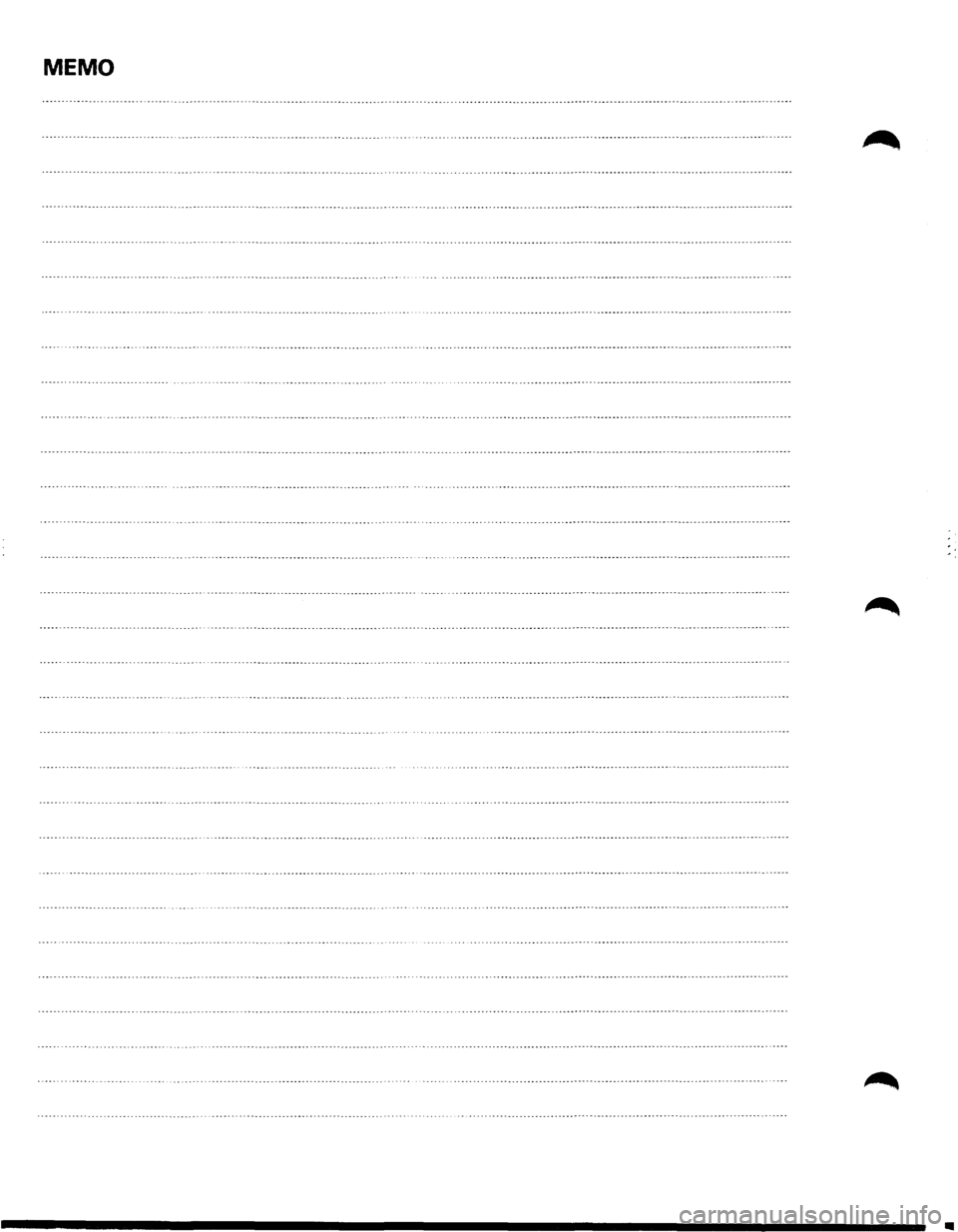 ISUZU TROOPER 1995 Workshop Manual MEMO ISUZU TROOPER 1995 Workshop Manual MEMO